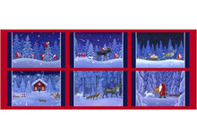 Load image into Gallery viewer, Tomten &amp; Friends half yard Placemats Panel - Keep Believing - Lewis &amp; Irene - yard quilting fabric - digiprint fabric digital