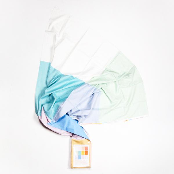 Flat Fat Stack - Terazzo Rainbow Dust - Organic Double Gauze - PBS Fabrics - GOTS certified organic cotton