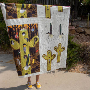 Fat Quarter Bundle + Panel - The Desert Charley Harper - Birch Fabrics- Poplin - Organic Cotton - Birch Fabrics half yard fabric