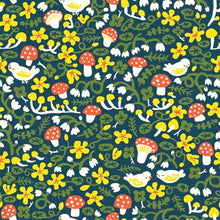 Load image into Gallery viewer, Nasturtium Citrus - If You Are The Dreamer - Little House Cottons - GOTS certified organic cotton poplin - floral - 44&quot; wide