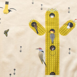 Cactus Field - The Desert Charley Harper - Birch Fabrics- Poplin - Organic Cotton - Birch Fabrics half yard fabric