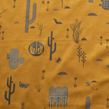 Load image into Gallery viewer, Desert Silhouettes Brown - The Desert Charley Harper - Birch Fabrics- Poplin - Organic Cotton - Birch Fabrics half yard fabric