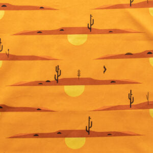 Birch Fabrics - The Desert by Charley Harper - Desert at Dusk