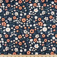 Load image into Gallery viewer, Bella Margot Midnight  - Bella Cotton Lawn- Kristen Balouch - Birch Fabrics - GOTS certified organic cotton lawn