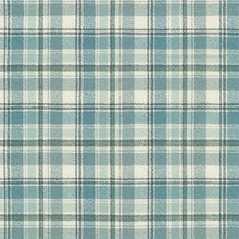 Load image into Gallery viewer, Mammoth Organic Flannel - Dusty Blue - Robert Kaufman Fabrics - 44&quot; width - blue - plaid flannel fabric - organic cotton