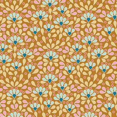 Sea Anemone Honey 100337 - Cotton Beach -Tilda - quilting cotton - half yard