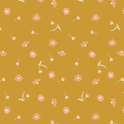 Chamomile Mustard - Canyon Springs by Ash Cascade - Cotton + Steel Fabrics -  half yard quilting cotton