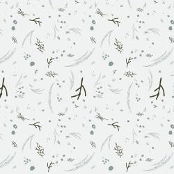 Understory Misty Blue - Canyon Springs by Ash Cascade - Cotton + Steel Fabrics -  half yard quilting cotton