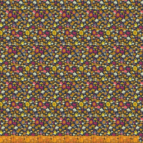 Sally Kelly Solstice - 51936-X - Windham Fabrics half yard fabric - floral flowers