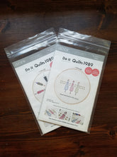 Load image into Gallery viewer, Lecien COSMO Do It Quilts 1989 - Embroidery Kits - Bundle of 2 Embroidery Kits - Embroidery Sampler - Embroidery Kit - Embroidery Pattern