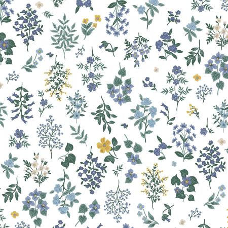 Rifle Paper Co Strawberry Fields - Hawthorne - Periwinkle Fabric - Rifle Paper Co. - Rifle Paper Co. Quilting Cotton