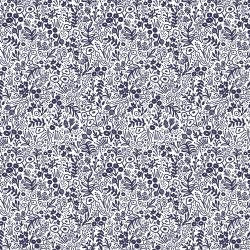 Rifle Paper Co. Basics - Tapestry Lace - Navy Fabric - Cotton + Steel fabric - Rifle Paper Co. Quilting Cotton