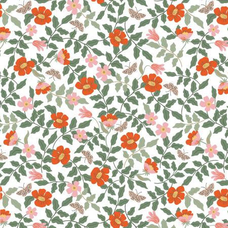 Rifle Paper Co Strawberry Fields - Primrose - Ivory Fabric - Rifle Paper Co. - Rifle Paper Co. Quilting Cotton