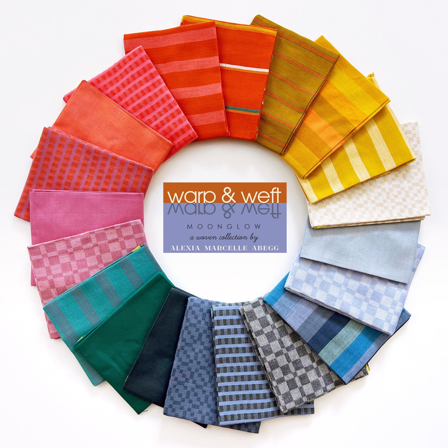 Warp Weft Moonglow Fat Quarter Bundle - Moonglow - Ruby Star Society - Alexia Abegg - Moda - cotton